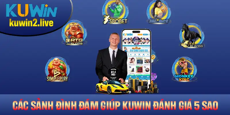 Các sảnh cược đình đám giúp KUWIN thu hút đông đảo người chơi tham gia